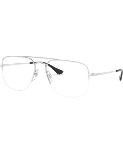 Ray-Ban Rx6441 The General Gaze Square Eyeglass Frames - Multicolor