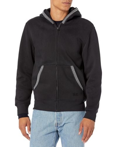 UGG Tasman Full Zip Hoodie Sweatshirt - Black