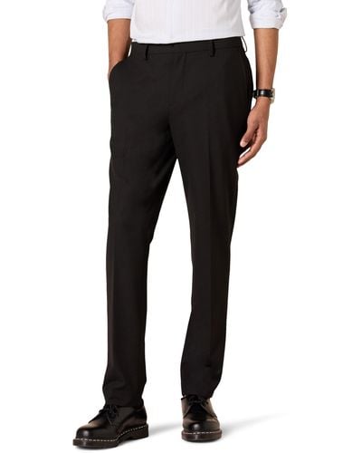 Amazon Essentials Slim-fit Wrinkle-resistant Stretch Dress Trouser - Black