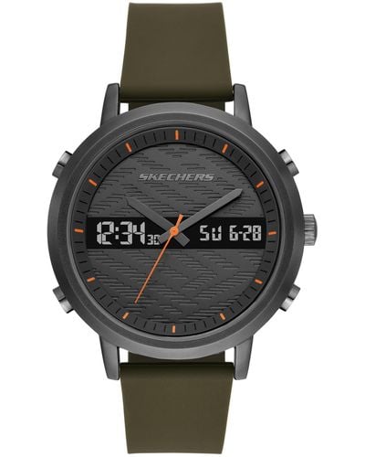 Skechers Lawndale Analog-digital Chronograph Watch - Grey