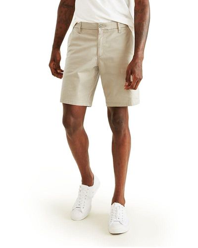 Dockers Ultimate Straight Fit Supreme Flex Shorts - Natural