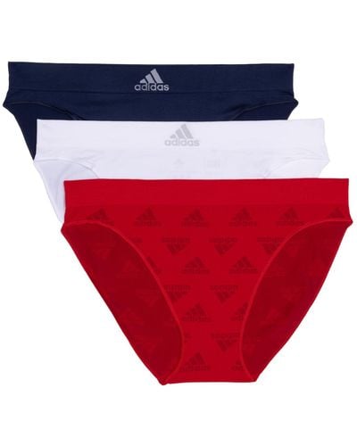 adidas Seamless Bikini Underwear 3-pack - Red