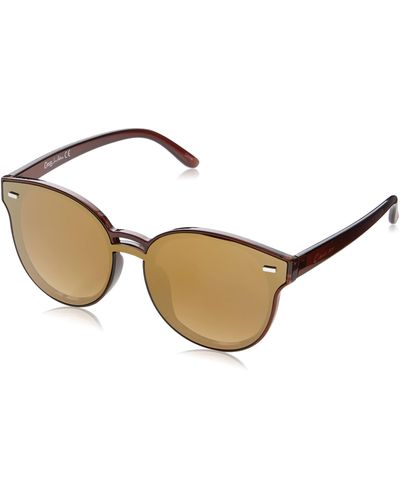 Circus by Sam Edelman Cc343 Uv Protective Round Sunglasses. Trendy Gifts For Her - Brown