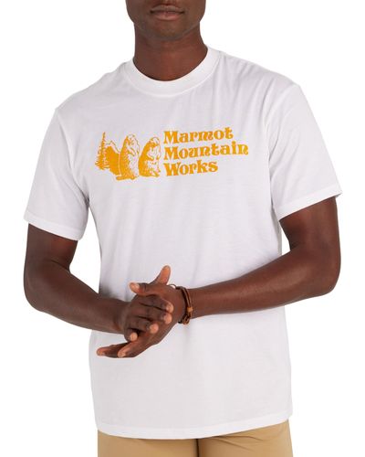 Marmot Mmw Mountain Works Short Sleeve Tee - White