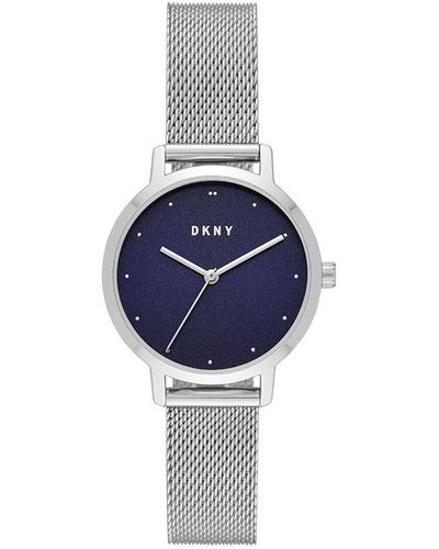 DKNY The Modernist Three-hand Stainless Steel Watch - Blue