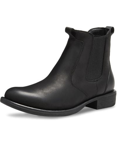 Eastland Daily Double Medium/Wide Chelsea Boots - Black
