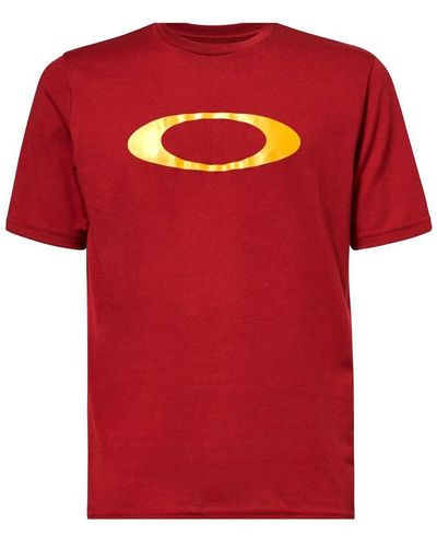 Oakley O-Bold Ellipse Tee T-Shirt - Rot