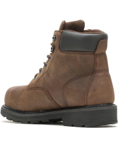 Wolverine Mens Mckay Waterproof Steel-toe Work Boot Industrial And Construction Shoes - Brown