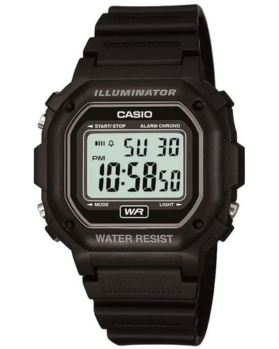 G-Shock F108wh Illuminator Collection Black Resin Strap Digital Watch