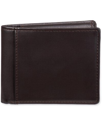 Amazon Essentials Bifold Wallet With Coin Pocket - Black