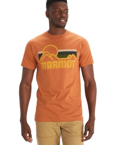 Marmot Coastal Short Sleeve T-shirt - Orange