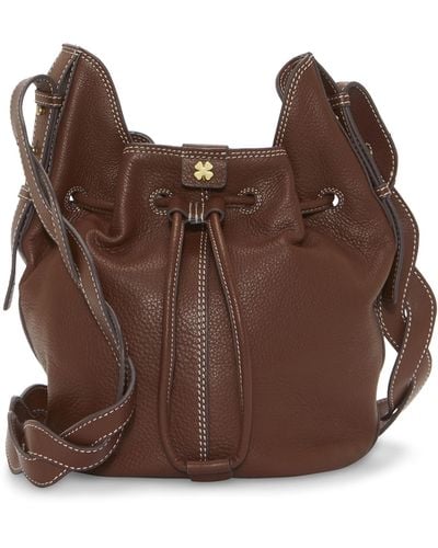 Lucky Brand Dori Leather Shoulder Bag - Brown