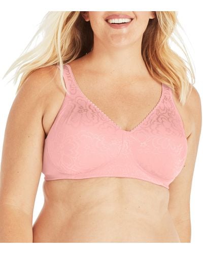 Playtex 18 Hour Ultimate Lift & Support Wireless Bra Us4745 - Pink
