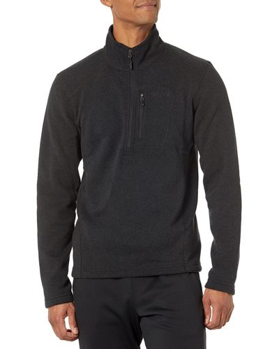 Marmot Drop Line 1/2 Zip Pullover Jacket - Black