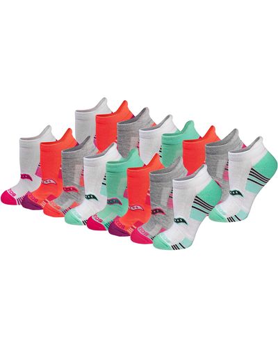Saucony 8/16 Performance Heel Tab Athletic Socks - Multicolor