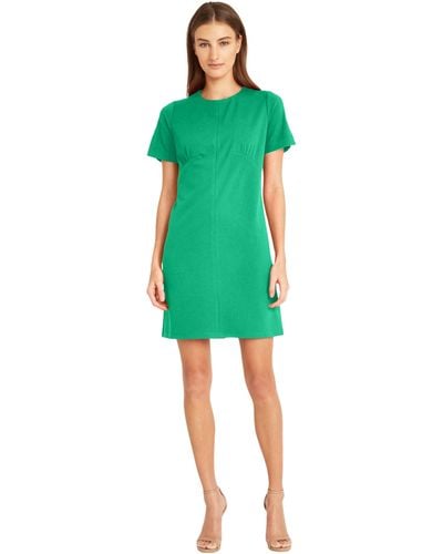 Donna Morgan Simple Mod Shift Sleek And Sophisticated Work Dress For - Green