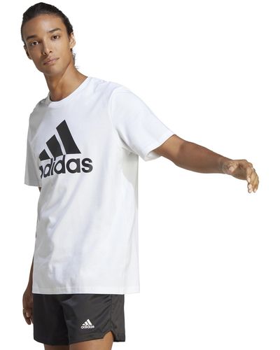 adidas Essentials Big Logo T-shirt - White