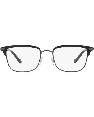 Brooks Brothers Bb1101 Rectangular Prescription Eyewear Frames - Black