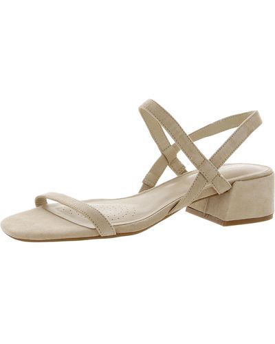 Kenneth Cole Maisie Low Simple Sandal Heeled - Natural