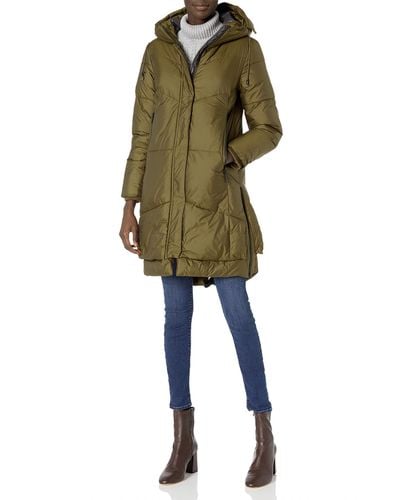 Cole Haan Hooded Essential Down Coat - Natural