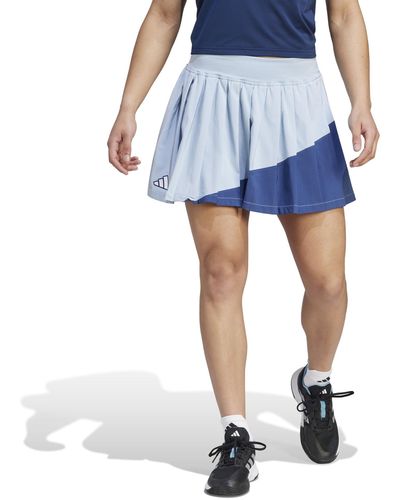 adidas Clubhouse Pleated Tennis Skirt - Blue