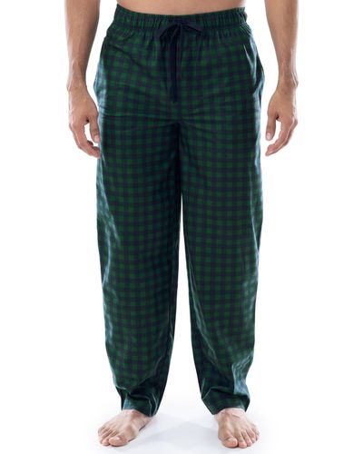 Izod Flannel Fleece Sleep Pant - Green