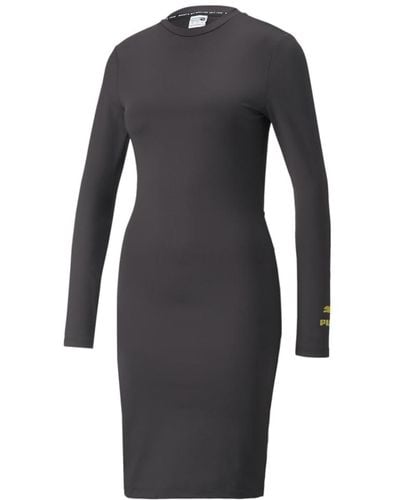 PUMA Womens Crystal Galaxy Dress - Black