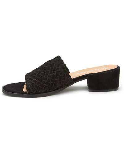 Matisse Womens Slide Heeled Sandal - Black