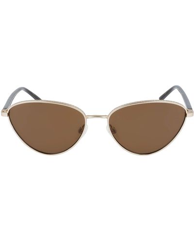 DKNY Dk303s Cat Eye Sunglasses - Metallic