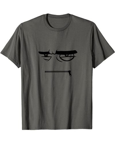 BOSS Angry Zip T-shirt - Gray