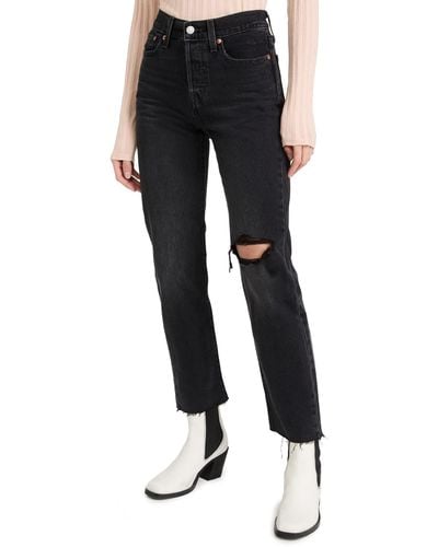 Levi's Wedgie Straight Jeans - Black