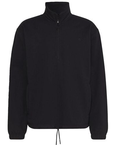 adidas Originals Adicolor Contempo Half-zip Crew Sweatshirt - Black