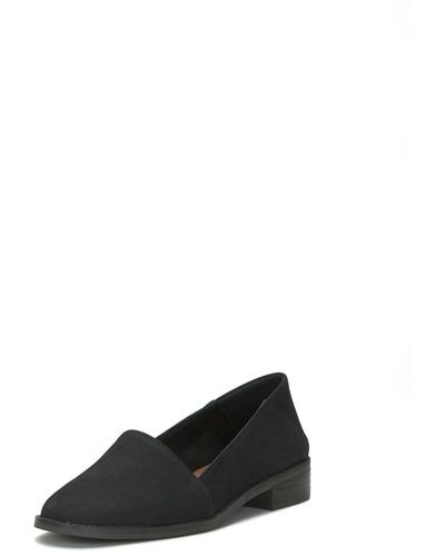 Lucky Brand Harping Heeled Loafer Flat - Black
