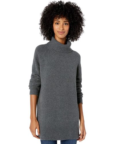 Goodthreads Boucle Turtleneck Sweater Pullover - Gris