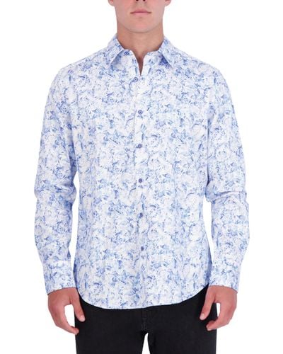 Robert Graham Bernay Long-sleeve Button-down Shirt - Blue