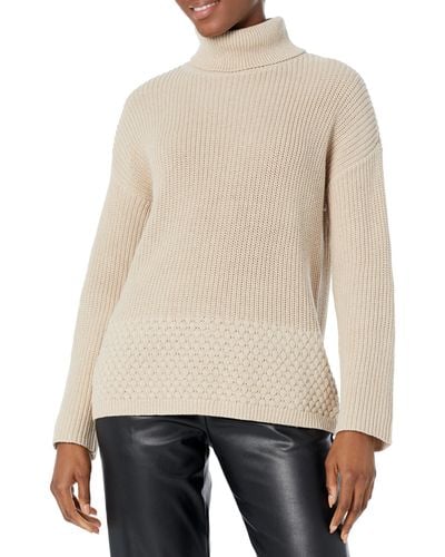 Buy Calvin Klein Women White Iconic Rib Turtle Neck Long Sleeve Sweater -  NNNOW.com