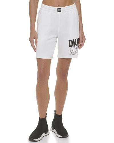 DKNY Sport Active Pockets Logo Short - White