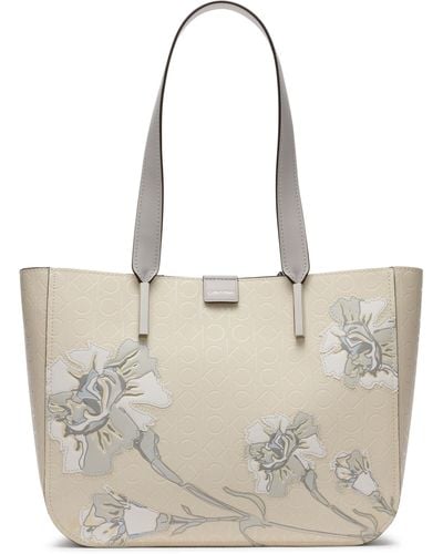 Calvin Klein Audrey East/west Tote - Natural