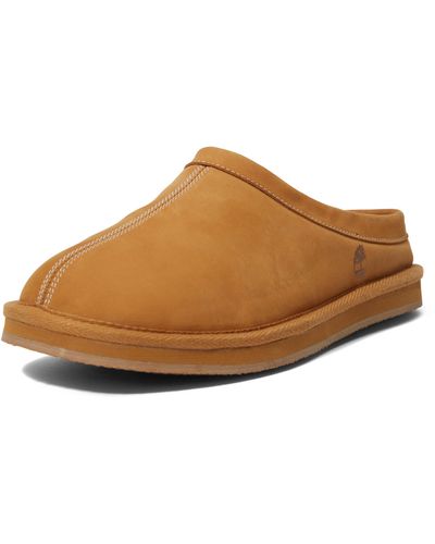 Timberland Pine Hill Flannel-lined Clog Slipper - Brown