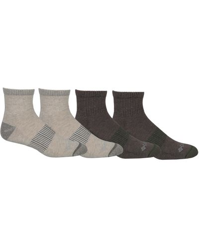 Columbia 4 Pack Everyday Quarter Socks - Multicolor