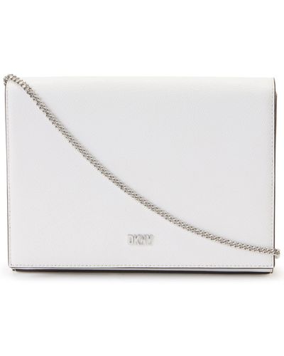 DKNY Twiggy Clutch Bag - White