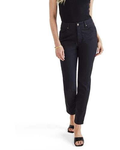 Dockers Slim Fit High Rise Jean Cut Pants - Black