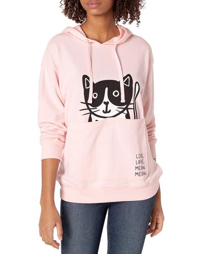 Skechers Bobs For Dogs Pullover Hooded Sweatshirt - Pink