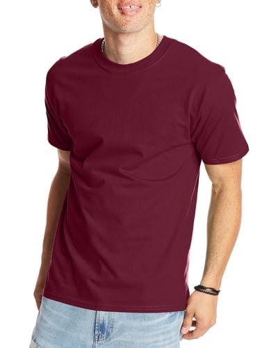 Hanes Standard Beefyt T-shirt - Red