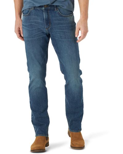 Lee Jeans Extreme Motion Bi-stretch Straight Fit Tapered Leg Jean - Blue