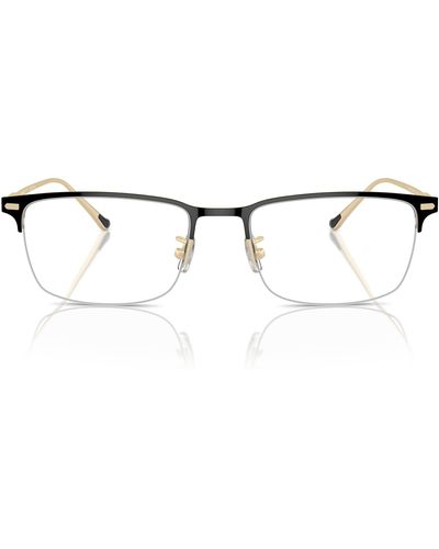 COACH Hc5172t Rectangular Prescription Eyewear Frames - Black
