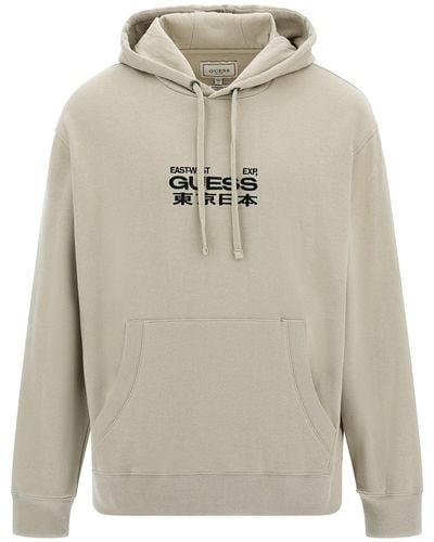 Guess Eco Roy East West Hoodie - Gris