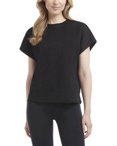 Danskin Short Sleeve Scuba T-shirt - Black