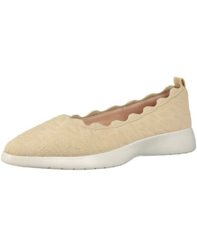 Taryn Rose Dasha Ballet Flat - Natural