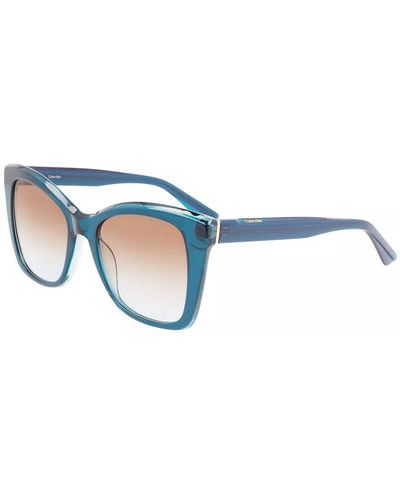 Calvin Klein Ck22530s Rectangular Sunglasses - Blue